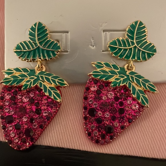 NWT Baublebar Berry Earrings - Picture 2 of 2